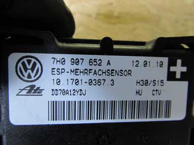 Audi TT Mk2 8J OEM ESP Yaw Acceleration Speed Sensor 7H0907652A5